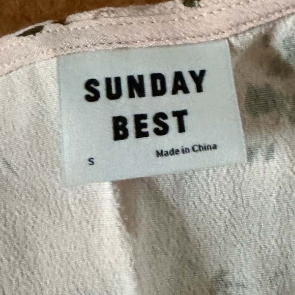 Aritzia Sunday Best “new ruffle” floral dress, size S - Picture 3 of 4